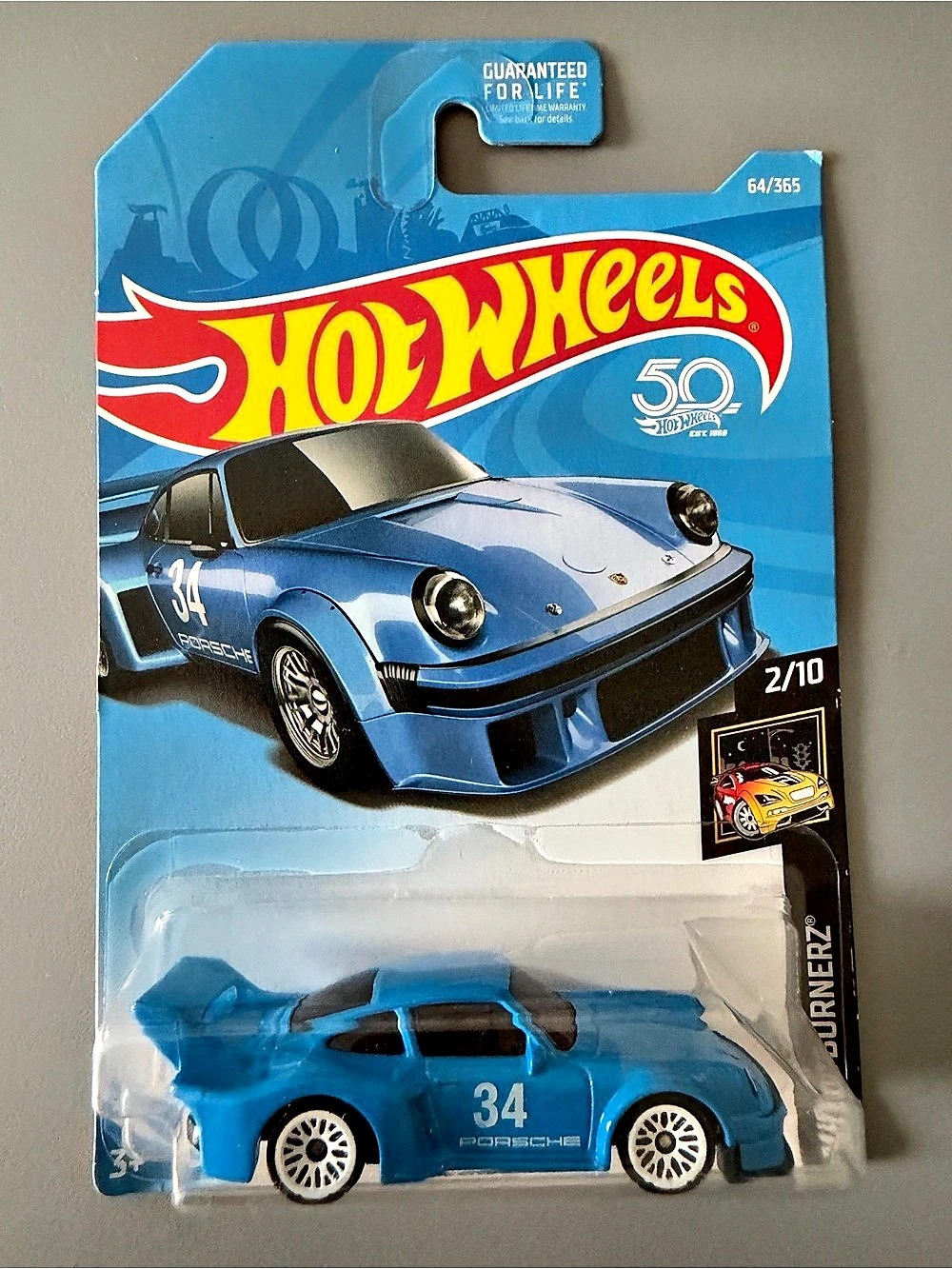 Hot Wheels Porsche 934.5 Nightburnerz Blue Die-Cast Car
